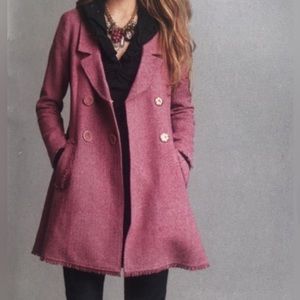 Madison Ave Cabi Pink tweed jacket sized as 14 but it fits like a 12